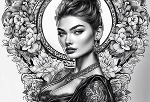 Grace Elizabeth name tattoo idea