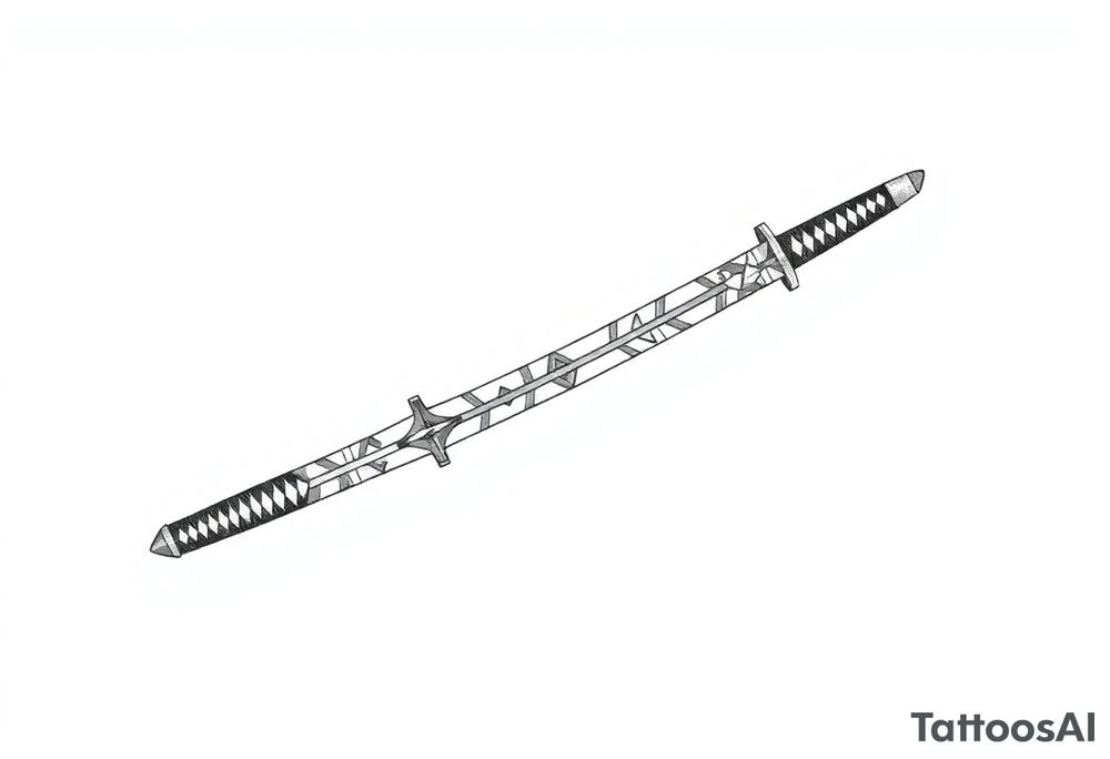 Katana tattoo idea