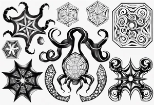 Octogon pattern tattoo idea