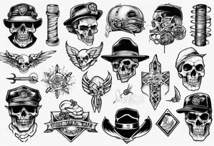 steal
blue collar tattoo idea