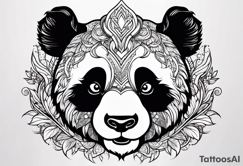 panda tattoo idea