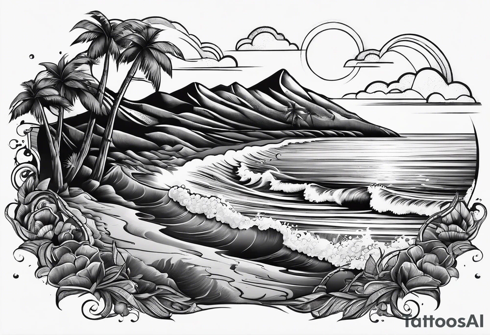 Beach Fishing
Sunset tattoo idea