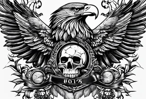 independence, freedom, courage, american, loyal tattoo idea