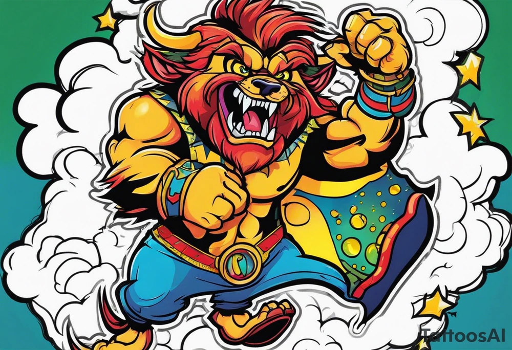Beast time tattoo idea