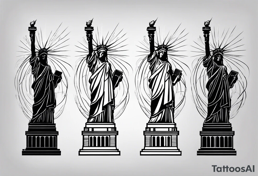 Statue of Liberty tattoo idea