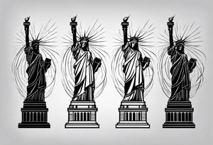 Statue of Liberty tattoo idea