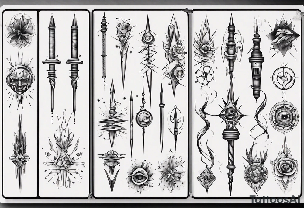 Needle tattoo idea