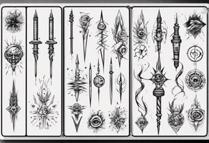 Needle tattoo idea