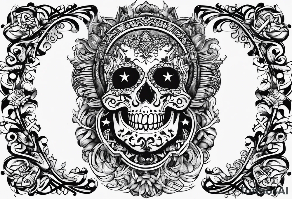 word "MRBG" tattoo idea