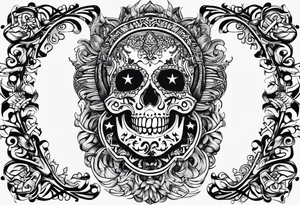 word "MRBG" tattoo idea