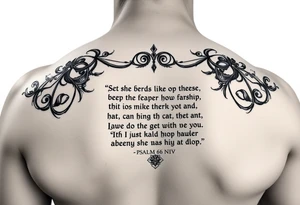 Psalm 66 NIV tattoo idea