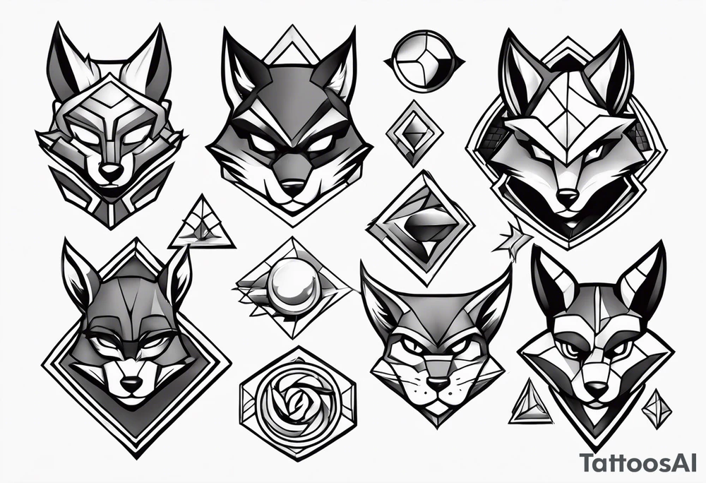 Sly cooper flash sheet tattoo idea