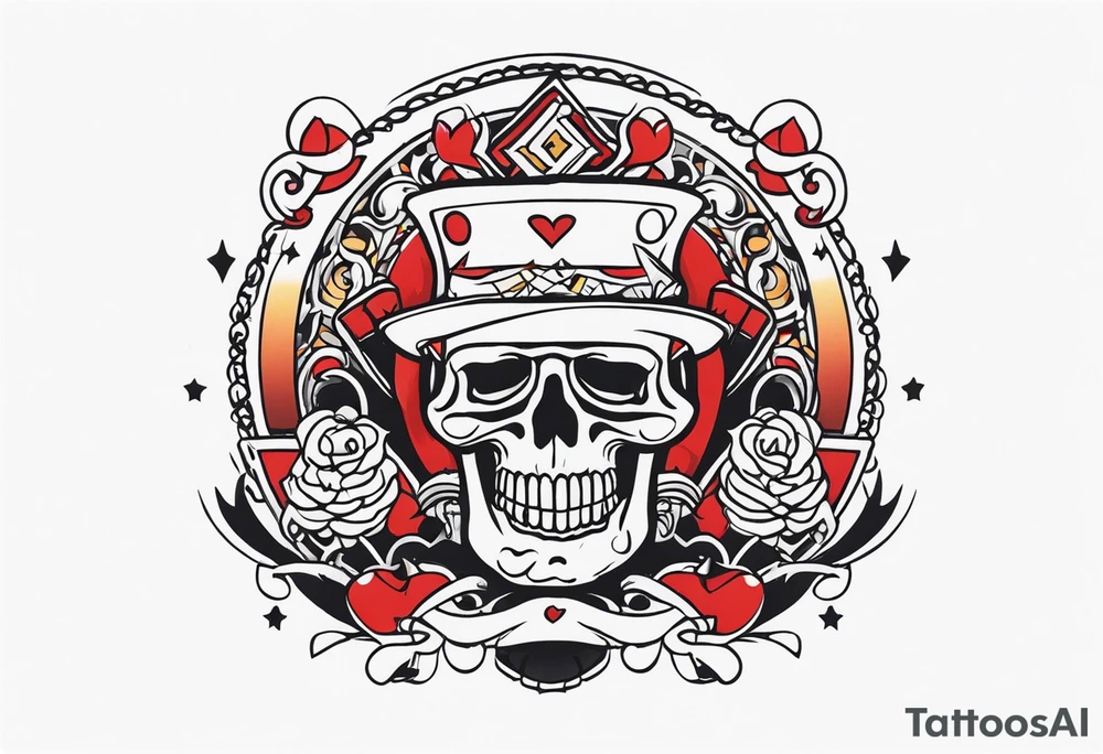Rock a billy arm sleeve tattoo idea