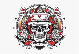 Rock a billy arm sleeve tattoo idea
