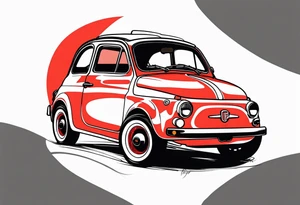 Fiat 500 tattoo idea