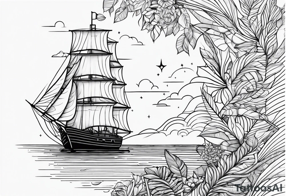 thin line, nautical themed, not dark, geometric, forearm location tattoo idea thin line, nautical themed, not dark, geometric, forearm location tattoo idea