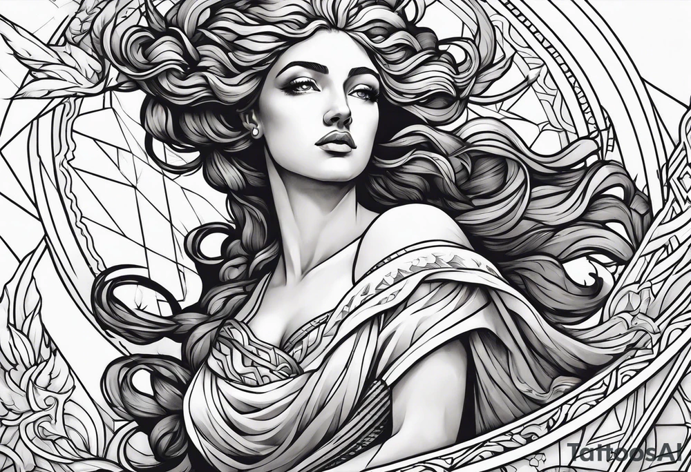 running
greek mythology tattoo idea