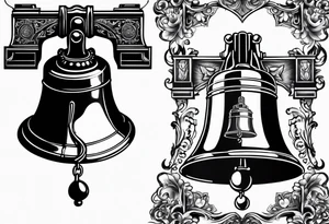 Liberty bell tattoo idea