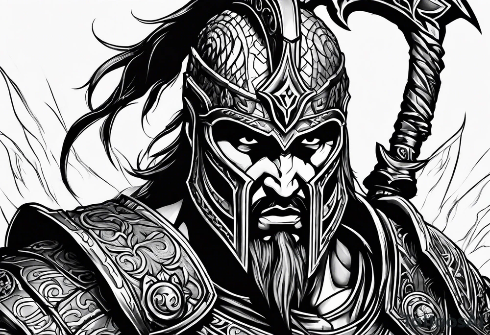 Ares God of War tattoo idea