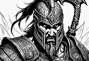 Ares God of War tattoo idea