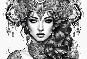 Aries goddess tattoo idea