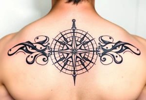 compass tattoo idea