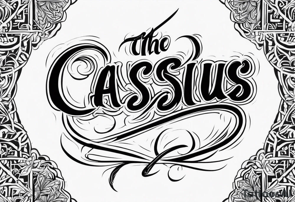 the name 'cassius rafiki mckenzie' tattoo idea