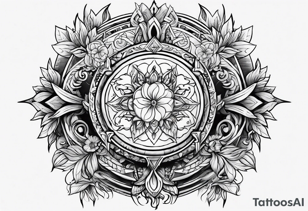Pagan style tattoo tattoo idea