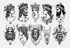 greek mythology tattoo idea