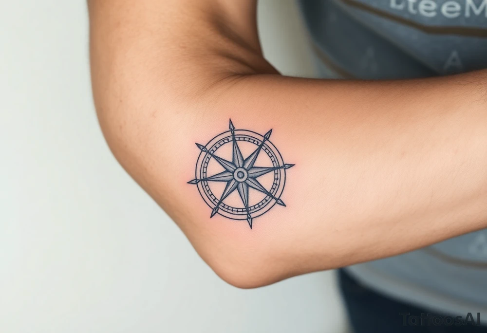 compass tattoo idea