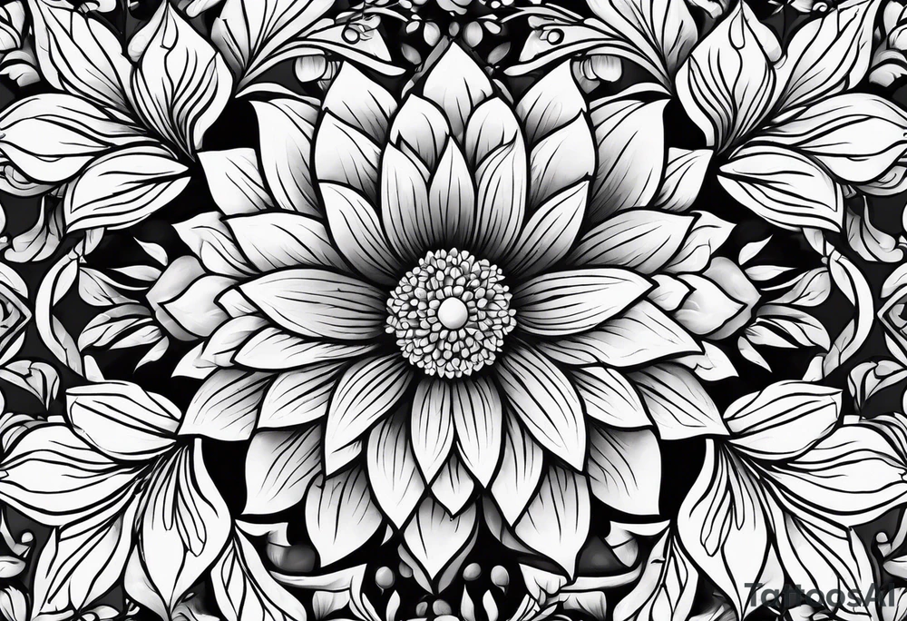 Flower tattoo idea