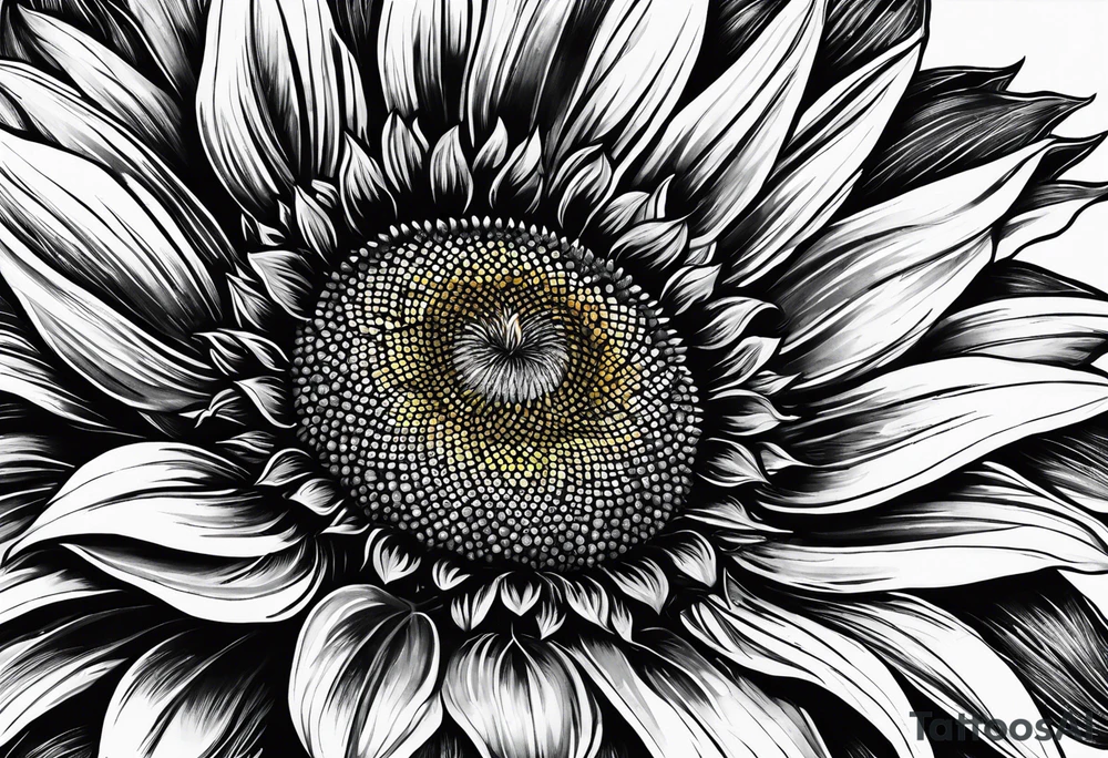 Sunflower, compass, with the words "To Thine Own Self Be True" tattoo idea