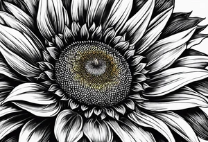 Sunflower, compass, with the words "To Thine Own Self Be True" tattoo idea