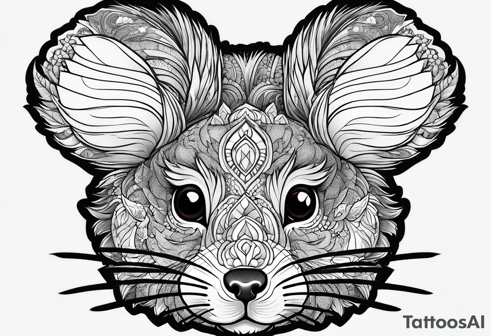 Chinchilla tattoo idea