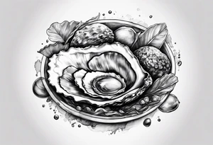 The world is your oyster tattoo idea