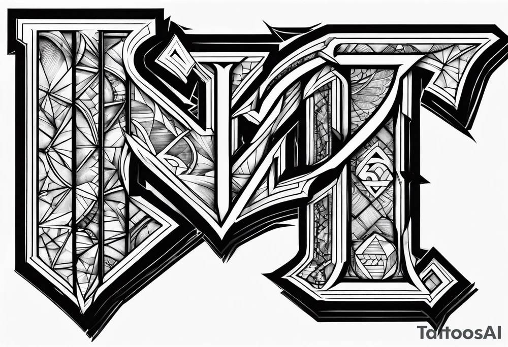 Letters 327 tattoo idea