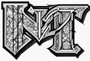 Letters 327 tattoo idea