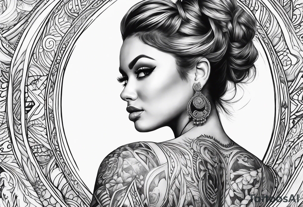 busty tattoo idea