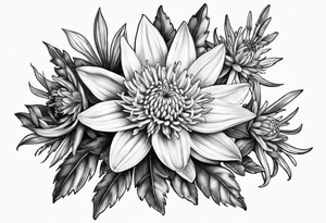 Edelweiss flower tattoo idea