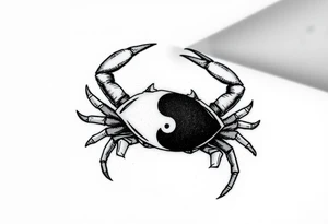 Cancer is my zodiac sign. 1966 is my birth year. I want a unique tat and lean towards the ying yang crab tattoo idea