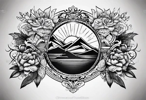 family of 5 tattoo idea