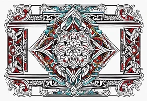 Slavic ornamentation tattoo idea