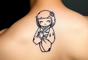 Kokeshi doll tattoo idea