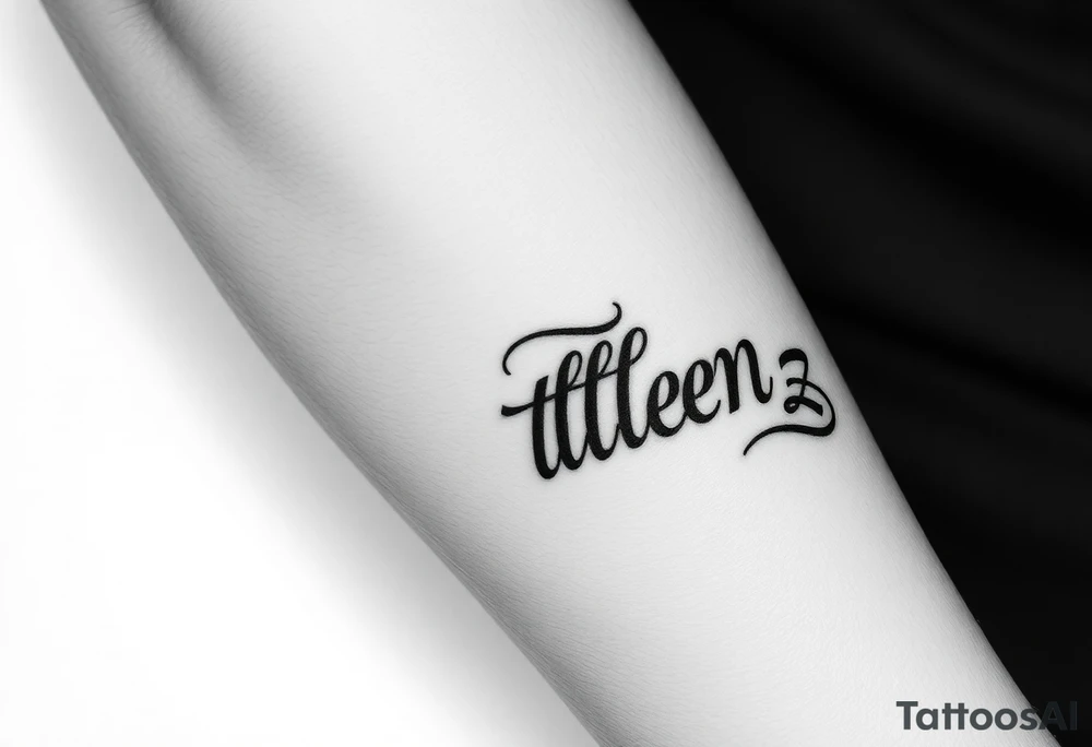 Combine the names rosela dashi and thellenze for a tattoo tattoo idea