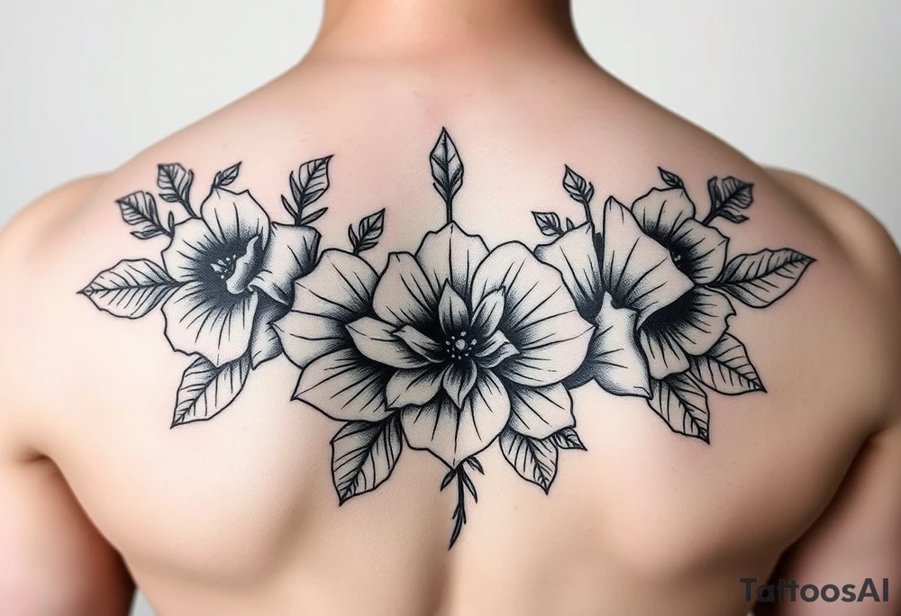 Birth flowers tattoo idea