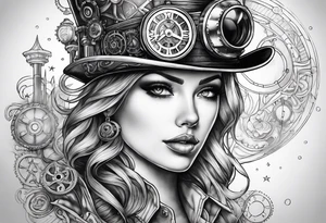 Steampunk tattoo idea