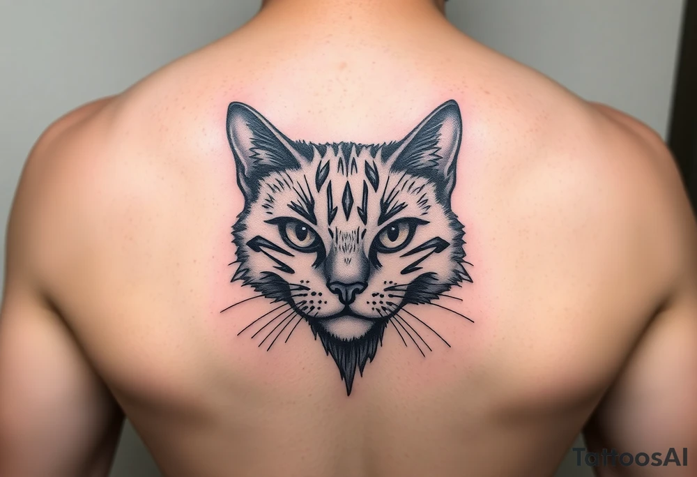 Black Cat tattoo idea