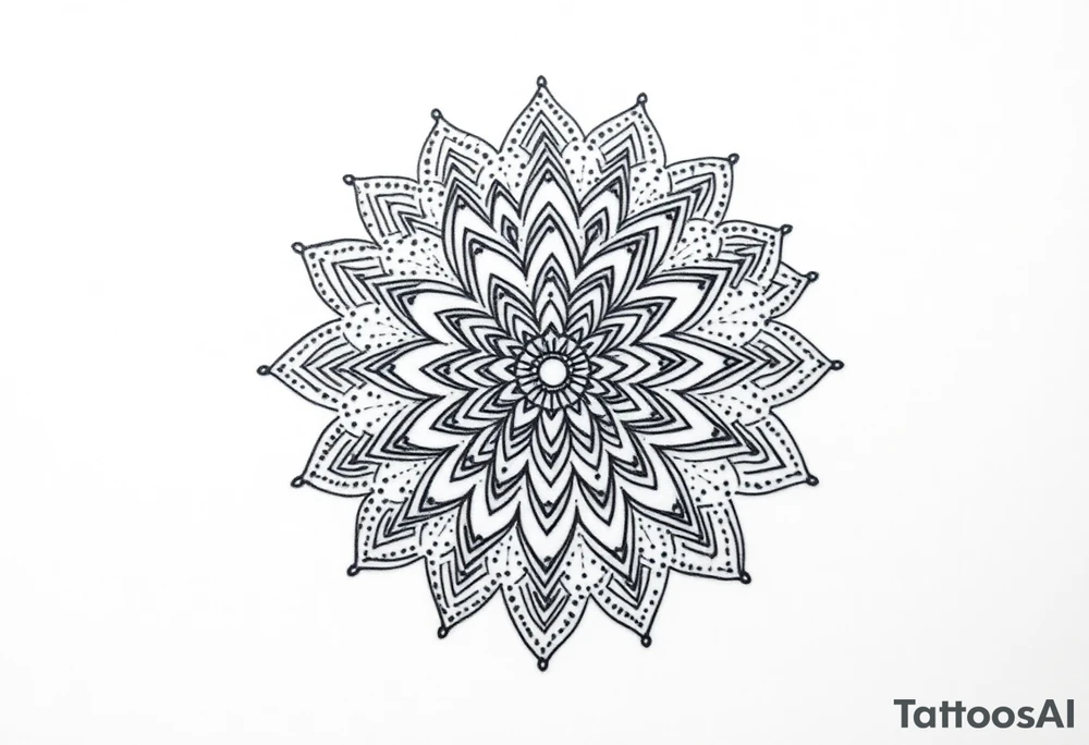 mandala tattoo idea