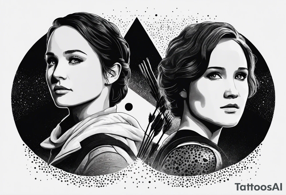 katniss everdeen and peeta mellark tattoo idea