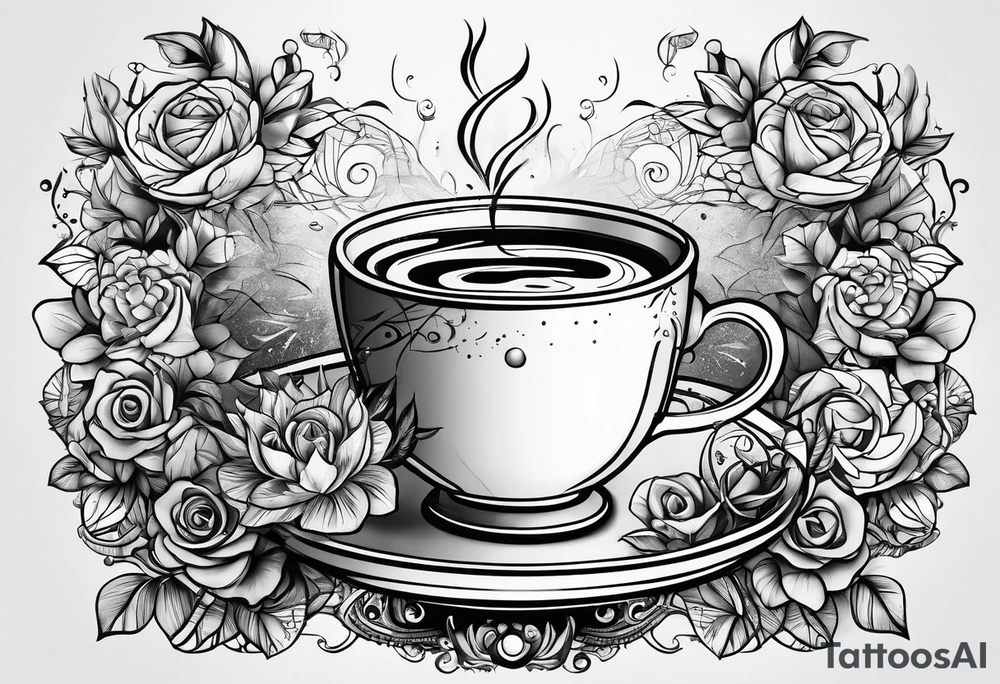 caffeine structure tattoo idea